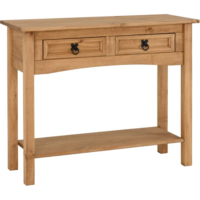 Corona 2 Drawer Console Table With Shelf | Murphy Furniture