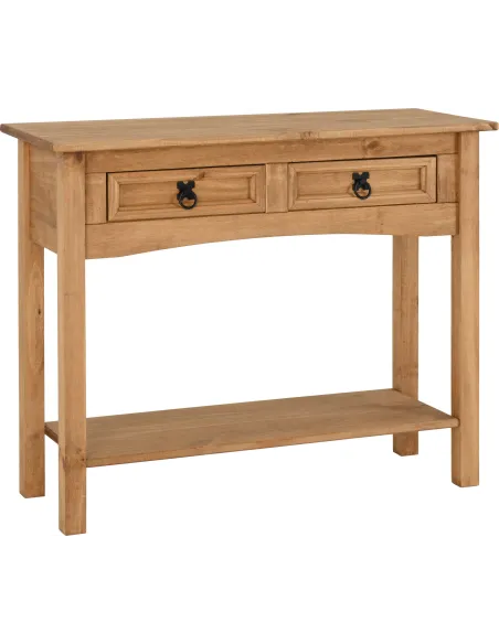 Corona 2 Drawer Console Table With Shelf | Murphy Furniture