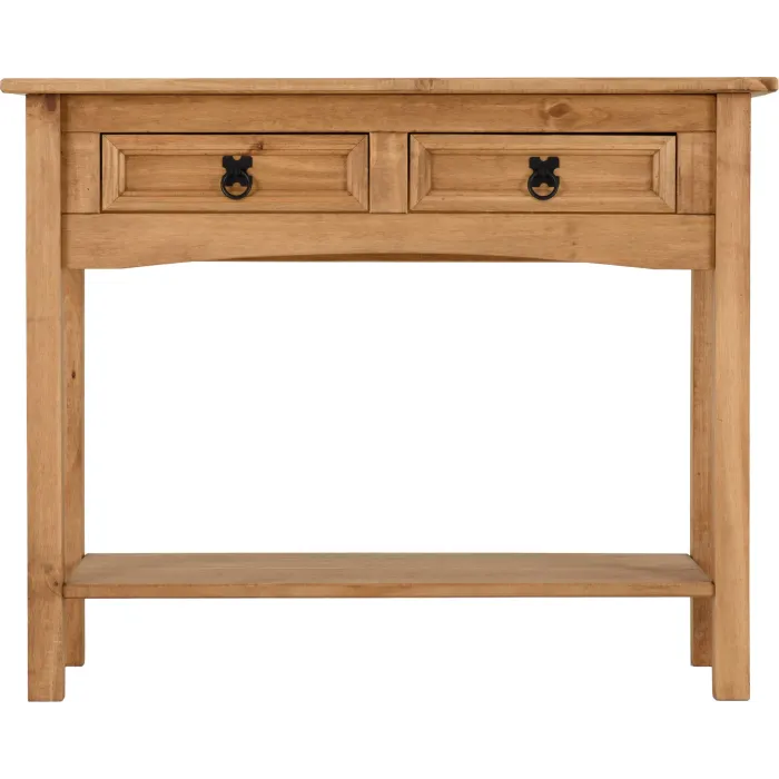 Corona 2 Drawer Console Table With Shelf | Murphy Furniture