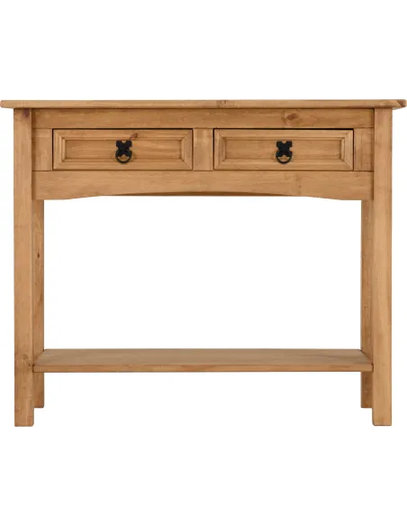 Corona 2 Drawer Console Table With Shelf | Murphy Furniture