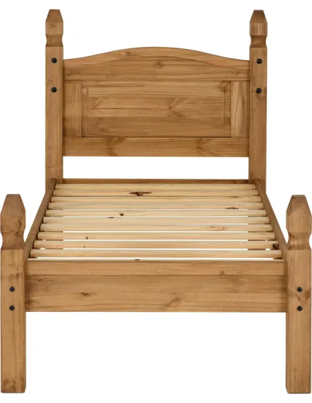 Corona 3FT Low End Bedframe - Distressed | Murphy Furniture