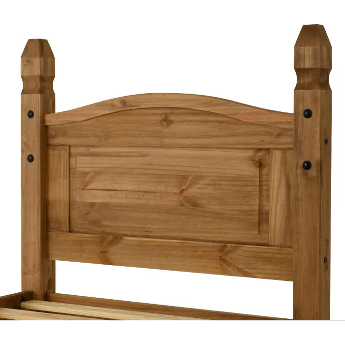 Corona 3FT Low End Bedframe - Distressed | Murphy Furniture