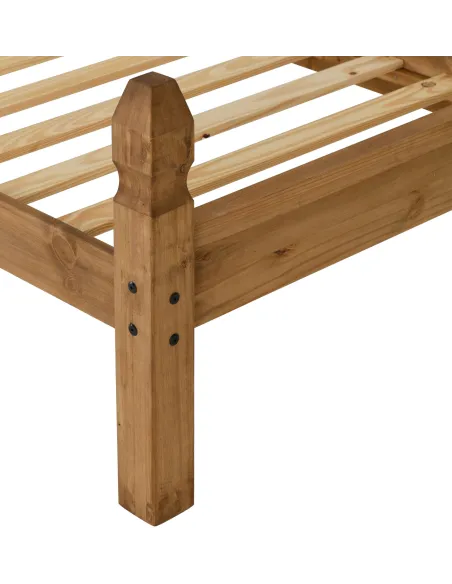 Corona 3FT Low End Bedframe - Distressed | Murphy Furniture