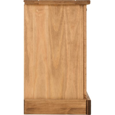 Corona 3 Drawer Bedside Locker - Distres | Murphy Furniture