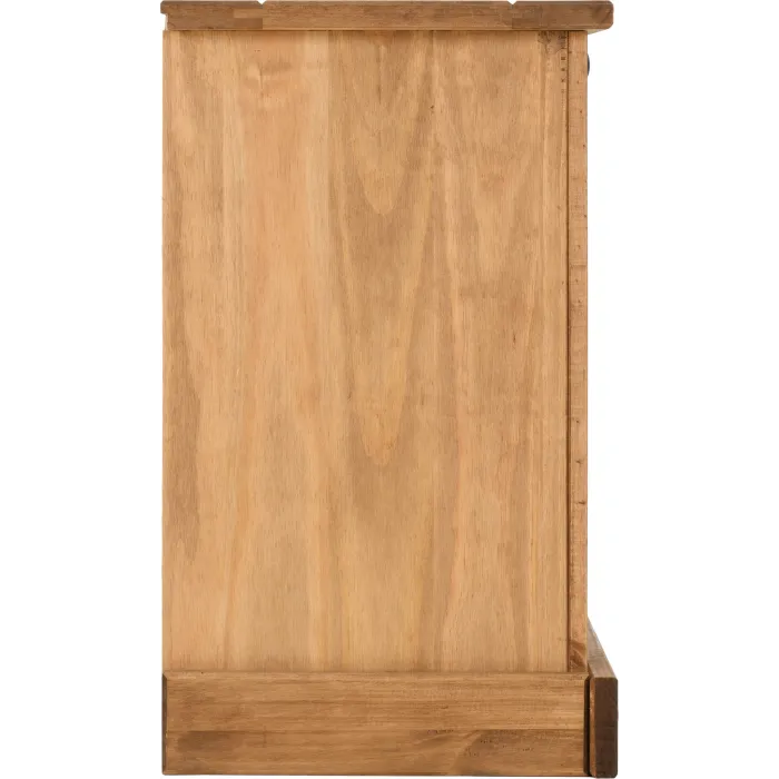 Corona 3 Drawer Bedside Locker - Distres | Murphy Furniture