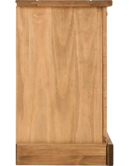 Corona 3 Drawer Bedside Locker - Distres | Murphy Furniture