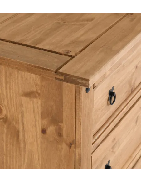 Corona 4 Drawer Chest - Distressed Waxed | Murphy Furniture