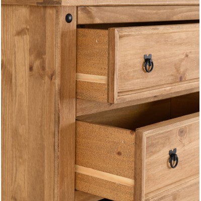 Corona 4 Drawer Chest - Distressed Waxed | Murphy Furniture