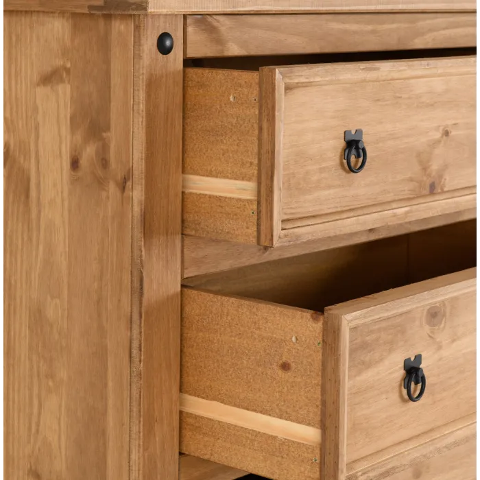 Corona 4 Drawer Chest - Distressed Waxed | Murphy Furniture