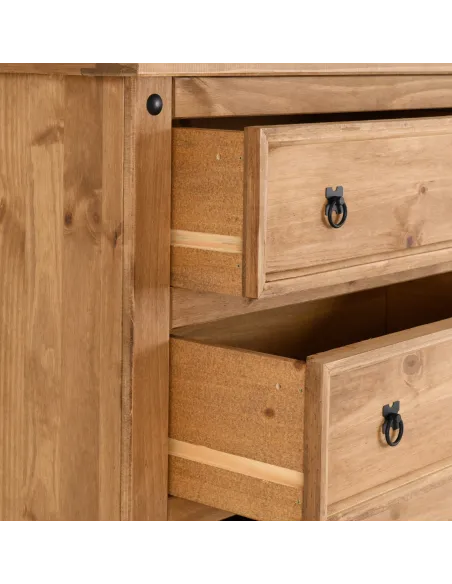 Corona 4 Drawer Chest - Distressed Waxed | Murphy Furniture