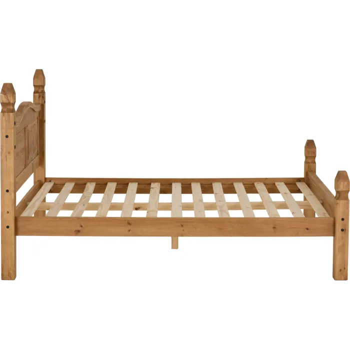 Corona 4FT6 Low End Bedframe - Distresse | Murphy Furniture