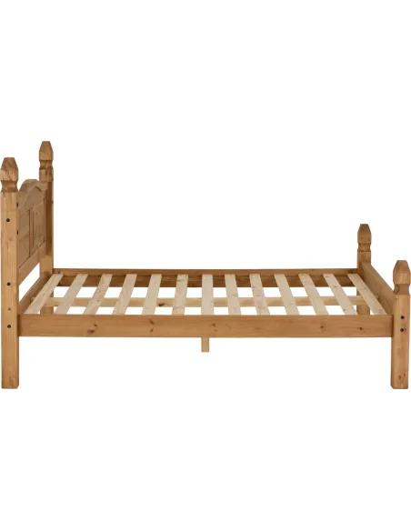 Corona 4FT6 Low End Bedframe - Distresse | Murphy Furniture