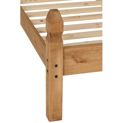 Corona 4FT6 Low End Bedframe - Distresse | Murphy Furniture