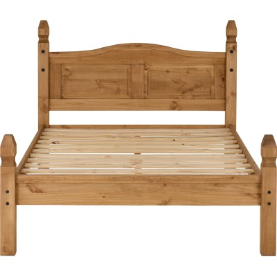 Corona 4FT6 Low End Bedframe - Distresse | Murphy Furniture