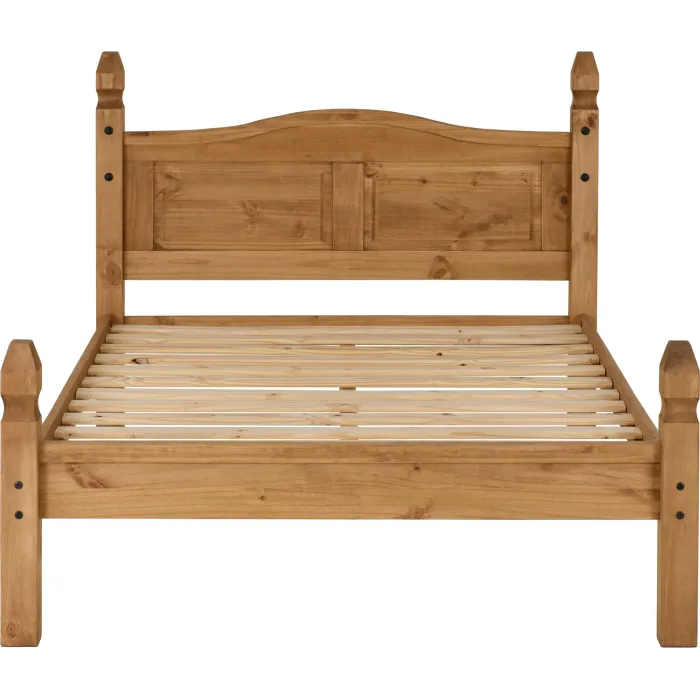 Corona 4FT6 Low End Bedframe - Distresse | Murphy Furniture