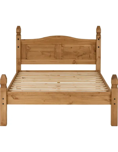 Corona 4FT6 Low End Bedframe - Distresse | Murphy Furniture