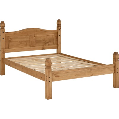 Corona 4FT6 Low End Bedframe - Distresse | Murphy Furniture
