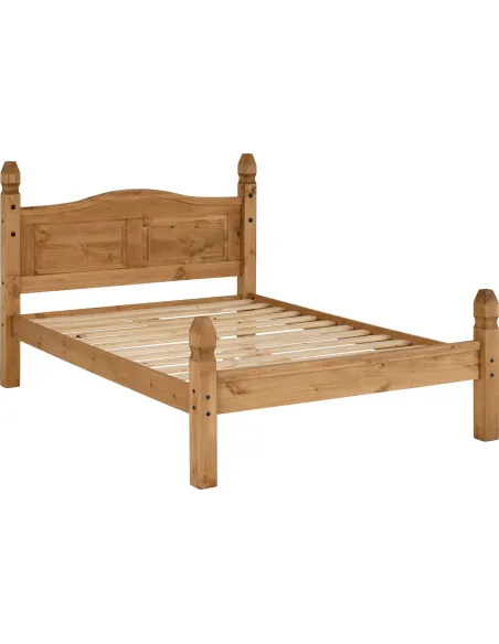Corona 4FT6 Low End Bedframe - Distresse | Murphy Furniture