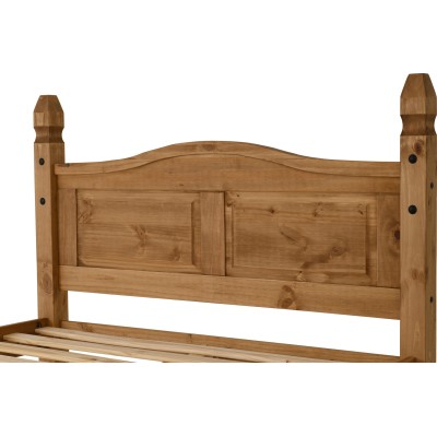 Corona 4FT6 Low End Bedframe - Distresse | Murphy Furniture