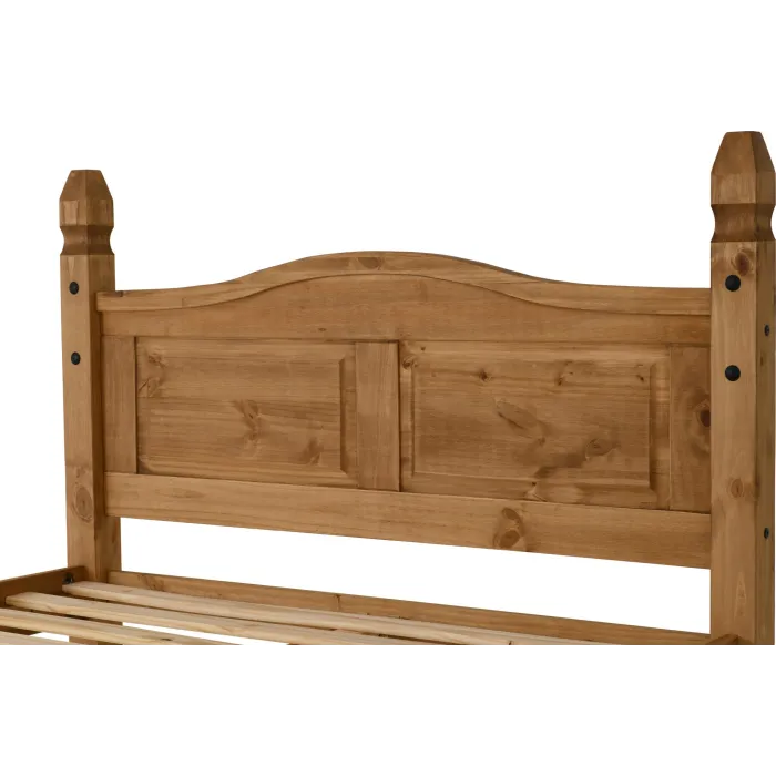 Corona 4FT6 Low End Bedframe - Distresse | Murphy Furniture