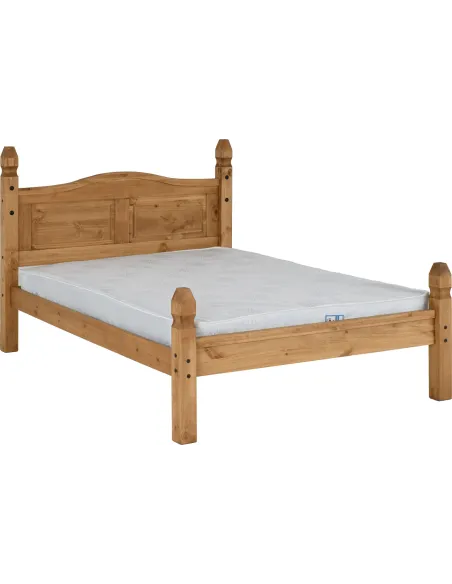 Corona 4FT6 Low End Bedframe - Distresse | Murphy Furniture