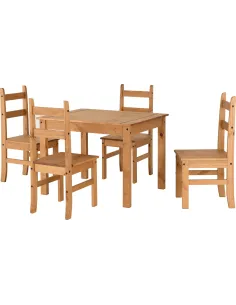 Corona Budget Dining Set - Distressed Wa | Murphy Furniture 2