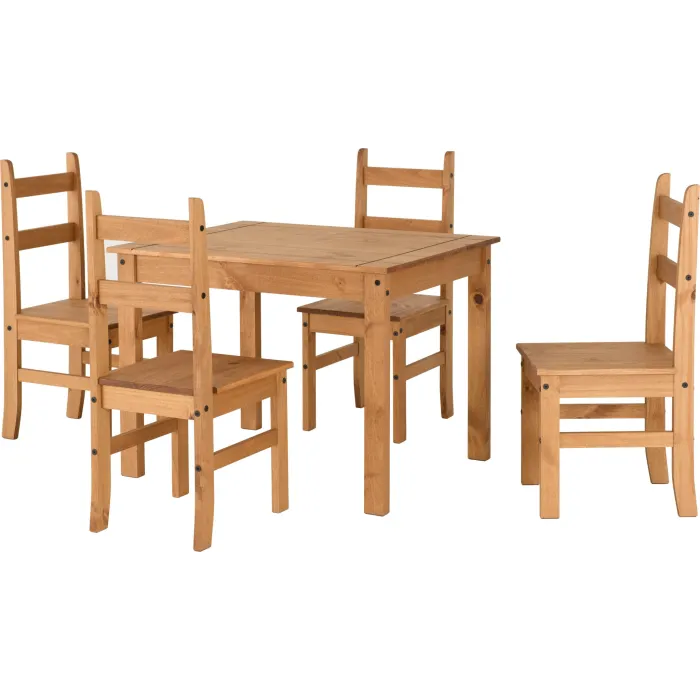 Corona Budget Dining Set - Distressed Wa | Murphy Furniture