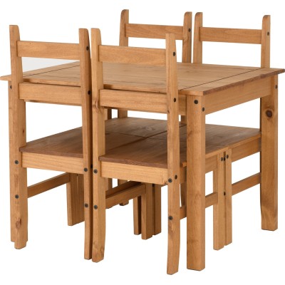 Corona Budget Dining Set - Distressed Wa | Murphy Furniture