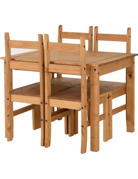 Corona Budget Dining Set - Distressed Wa | Murphy Furniture