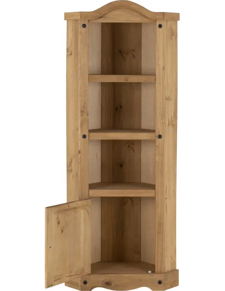 Corona Corner Unit - Distressed Waxed Pi | Murphy Furniture