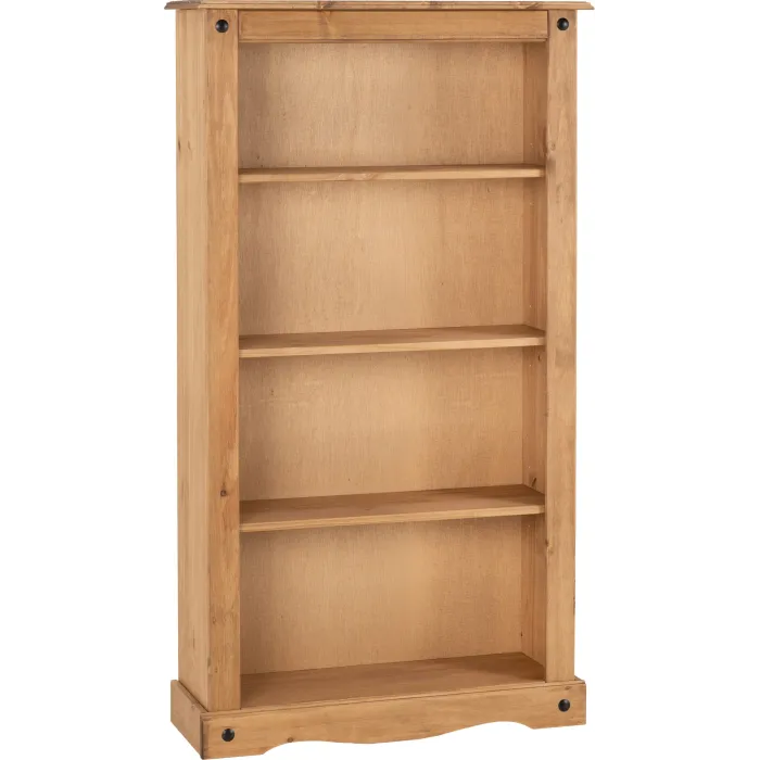 Corona Medium Bookcase - Distressed Waxe | Murphy Furniture