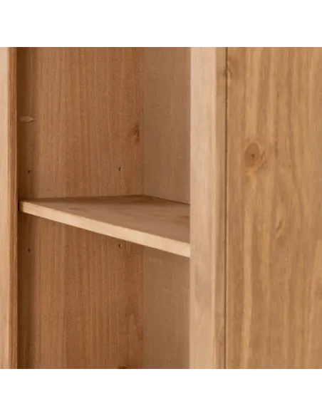 Corona Medium Bookcase - Distressed Waxe | Murphy Furniture