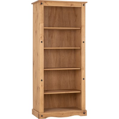 Corona Tall Bookcase - Distressed Waxed | Murphy Furniture