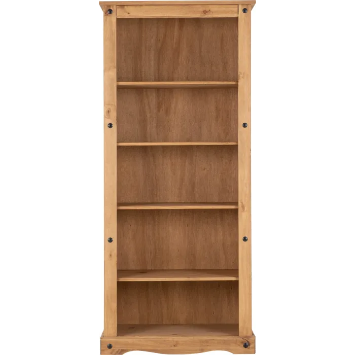 Corona Tall Bookcase - Distressed Waxed | Murphy Furniture