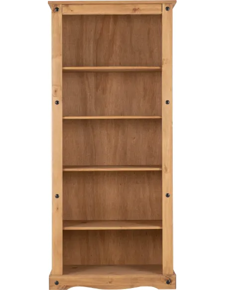 Corona Tall Bookcase - Distressed Waxed | Murphy Furniture