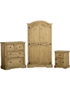 Corona Trio Bedroom Set - Distressed Wax | Murphy Furniture 2