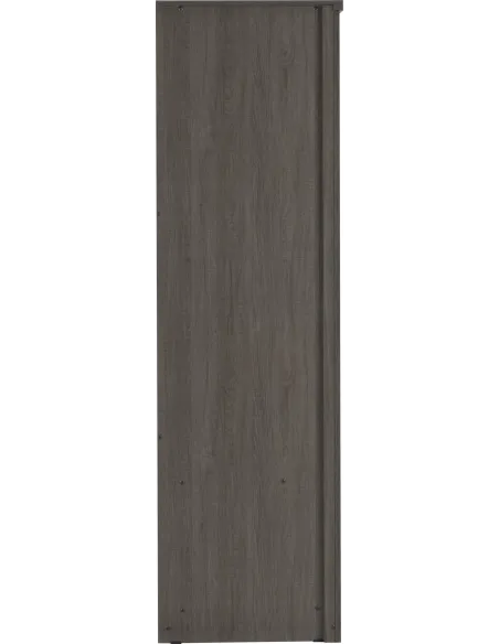 Lisbon 3 Door Wardrobe - Black  Wood Gra | Murphy Furniture