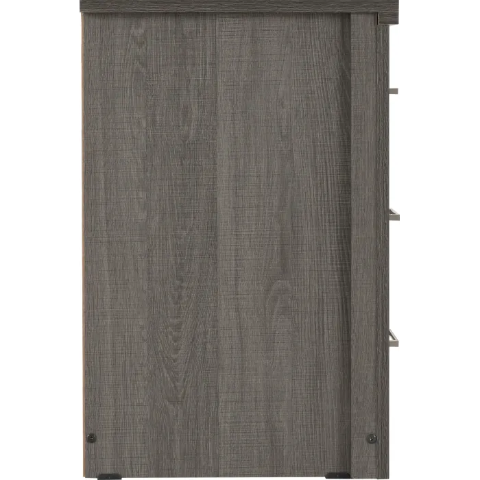Lisbon 3 Drawer Bedside Locker - Black | Murphy Furniture