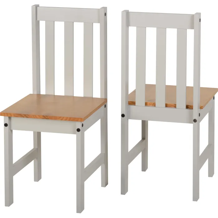 Ludlow 1+2 Dining Set - Grey/Oak Effect | Murphy Furniture