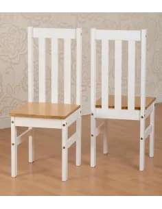 Ludlow 1+4 Dining Set - White/Oak Effect | Murphy Furniture 2
