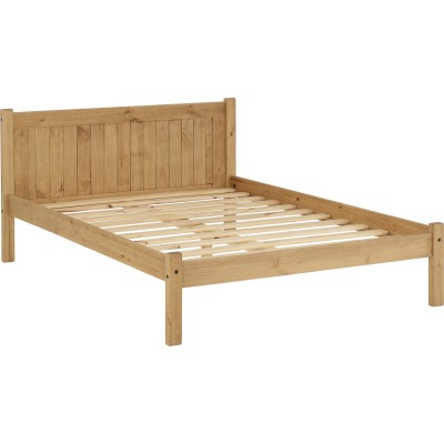 Maya 4FT Bedframe - Distressed Waxed Pine | Murphy Furniture