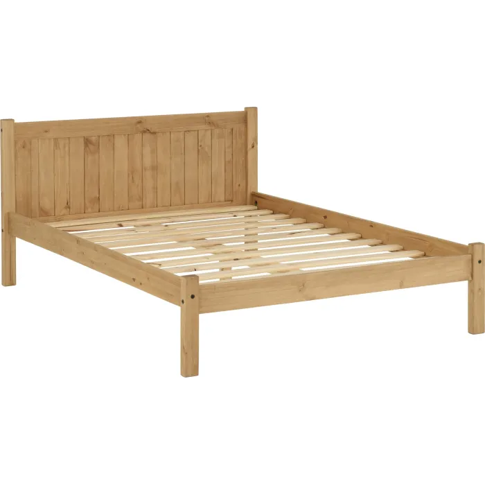 Maya 4FT Bedframe - Distressed Waxed Pine | Murphy Furniture