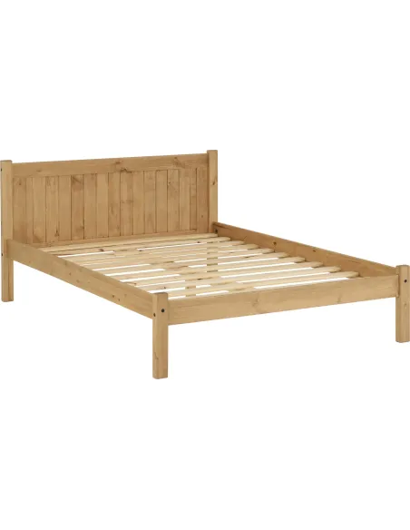 Maya 4FT Bedframe - Distressed Waxed Pine | Murphy Furniture