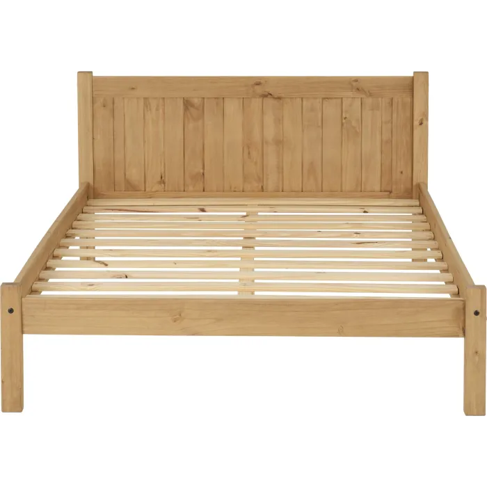 Maya 4FT Bedframe - Distressed Waxed Pine | Murphy Furniture