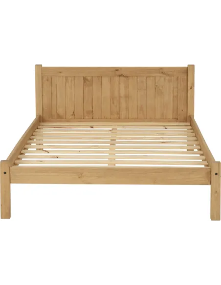 Maya 4FT Bedframe - Distressed Waxed Pine | Murphy Furniture