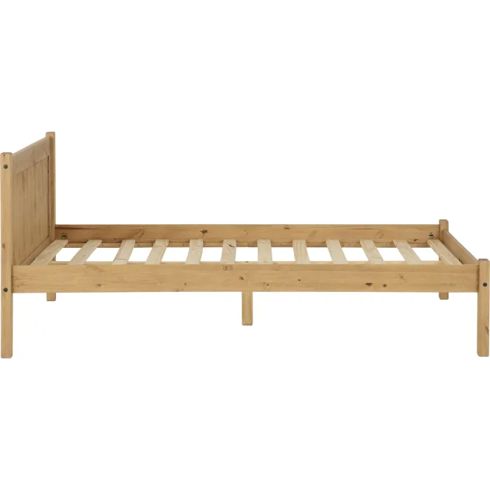 Maya 4FT Bedframe - Distressed Waxed Pine | Murphy Furniture
