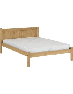 Maya 4FT Bedframe - Distressed Waxed Pine | Murphy Furniture 2
