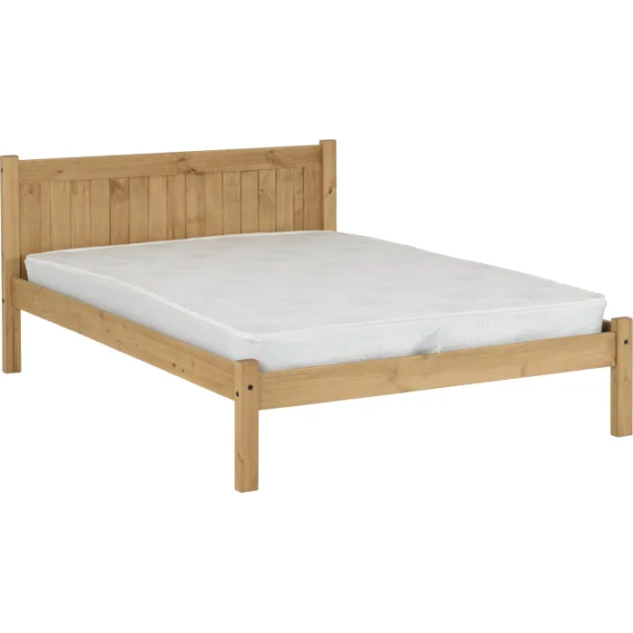 Maya 4FT Bedframe - Distressed Waxed Pine | Murphy Furniture