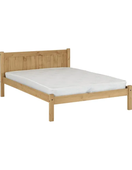 Maya 4FT Bedframe - Distressed Waxed Pine | Murphy Furniture