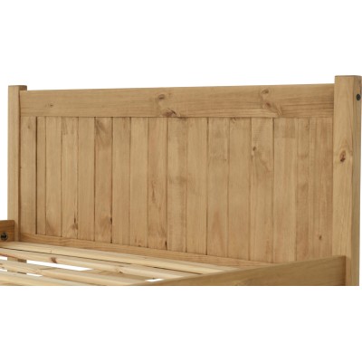 Maya 4FT Bedframe - Distressed Waxed Pine | Murphy Furniture
